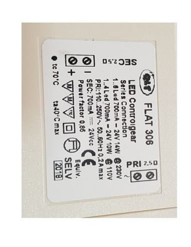 TRANSF. EXTRA FINO 1a6LED/700mA/14W FLAT306 - Q81070016