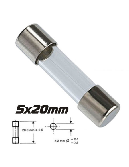 FUSIVEL VIDRO 5X20 FUSÃO RÁPIDA 0,7A - 34500000700