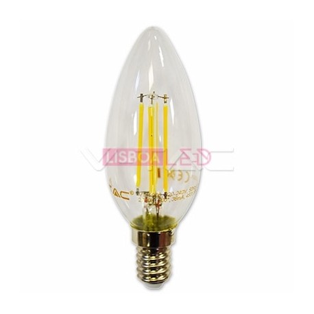 LAMP. CHAMA 4W 400Lm Filam 2700K. E14 DIM SAMSUNG V-TAC-278 - 8950278