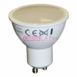7W Lâmpada Gu10 Plástco c/Difusor Opal Branco Neutro 110º 50 - 8951683